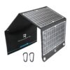 Sammenleggbar solcellelader 22W til tur og camping