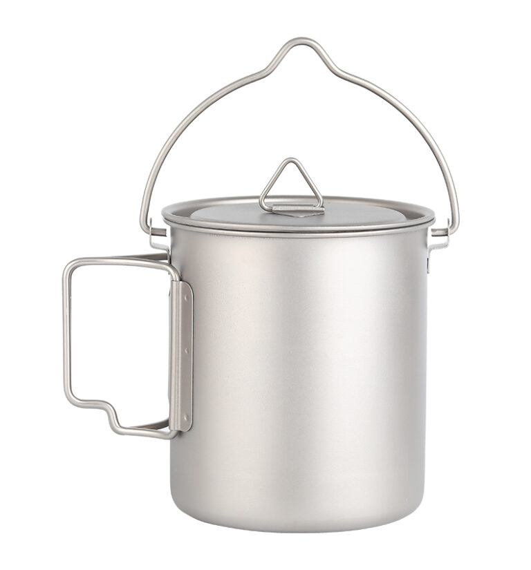 Titankopp 750 ml i titan til tur og friluftsliv