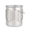 Titankopp 750 ml i titan med foldbare sidehåndtak