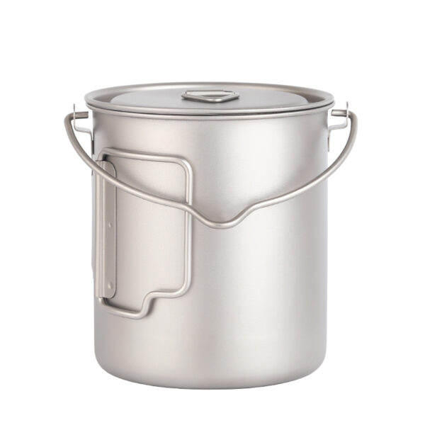 Titankopp 750 ml i titan med opphengshank